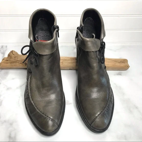 Rieker Gray Ankle Boots - Picture 4 of 9